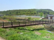 봉산리 인도교 설치공사...